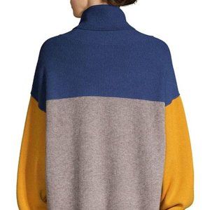 FREE PEOPLE Softly Structured Colorblock Tunic Sweater S